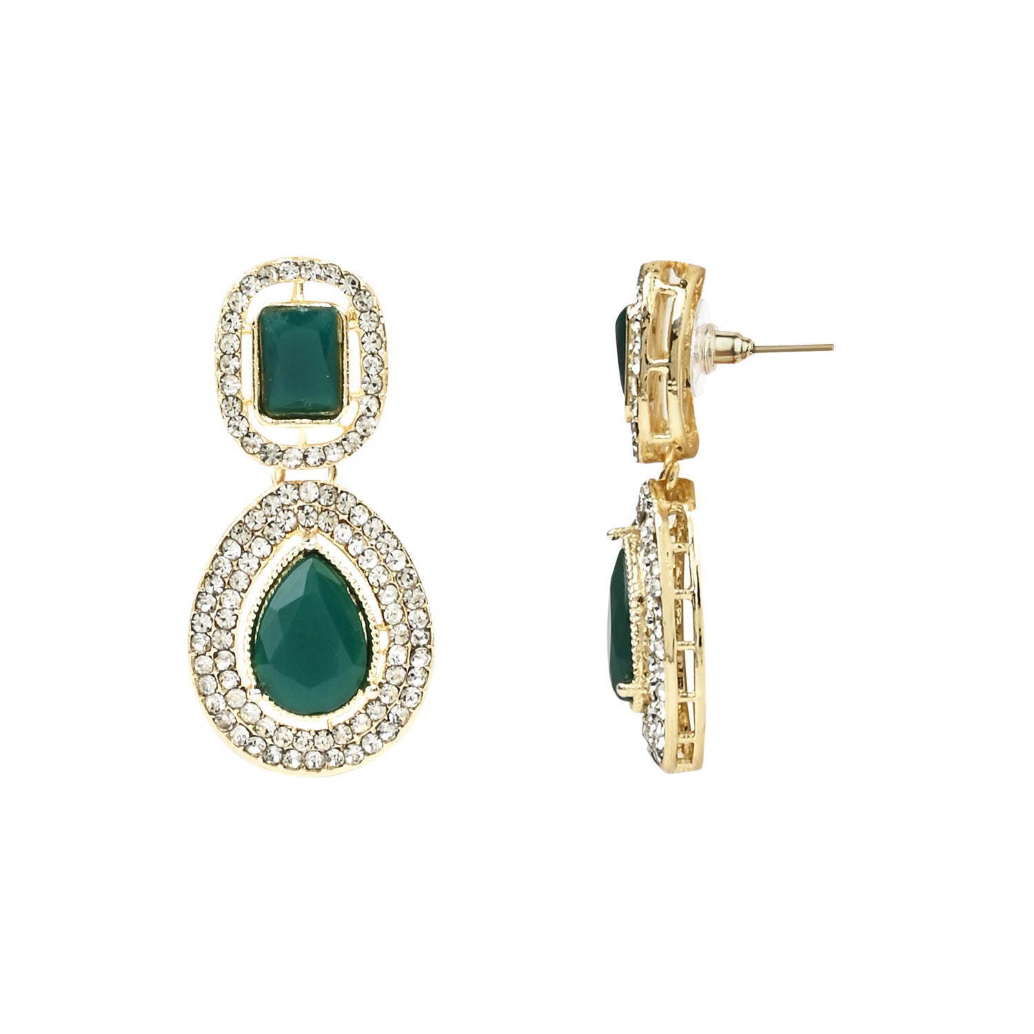 Viyana Green Earrings