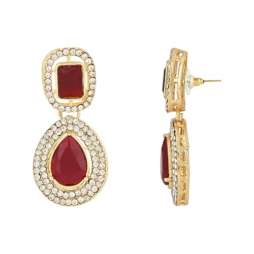 Viyana Maroon Earrings