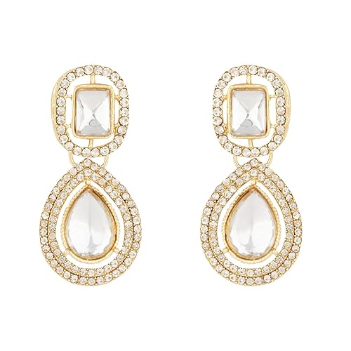 Viyana White Earrings