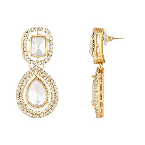 Viyana White Earrings