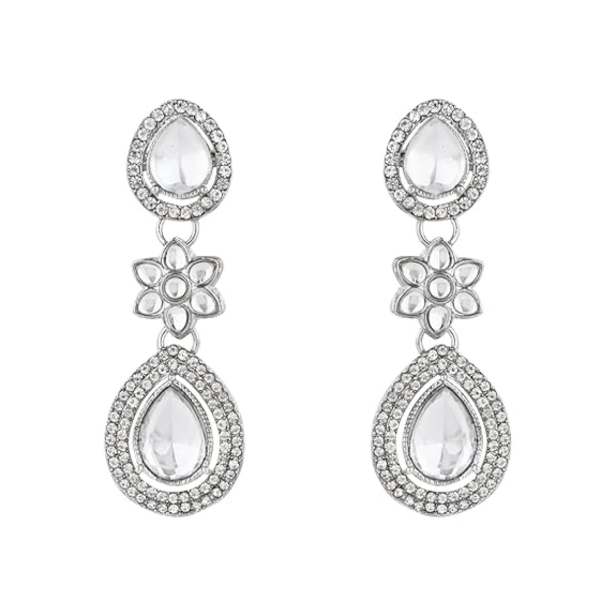 Anmol Silver Earrings