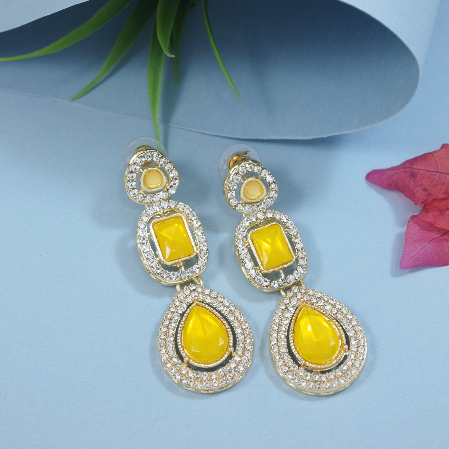 Niara Yellow Earrings