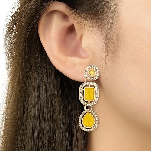 Niara Yellow Earrings