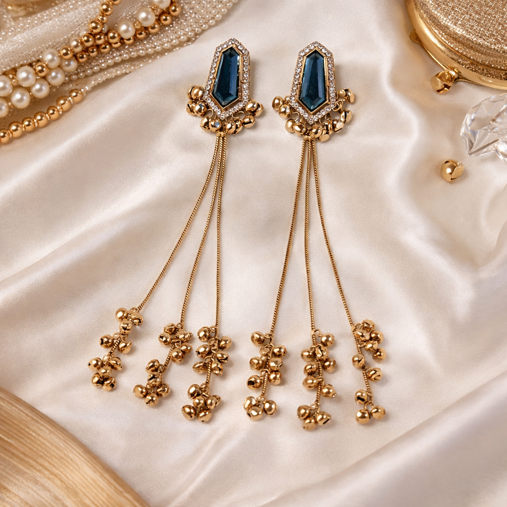 Rivaya - Festive Montana Kashmiri Earrings