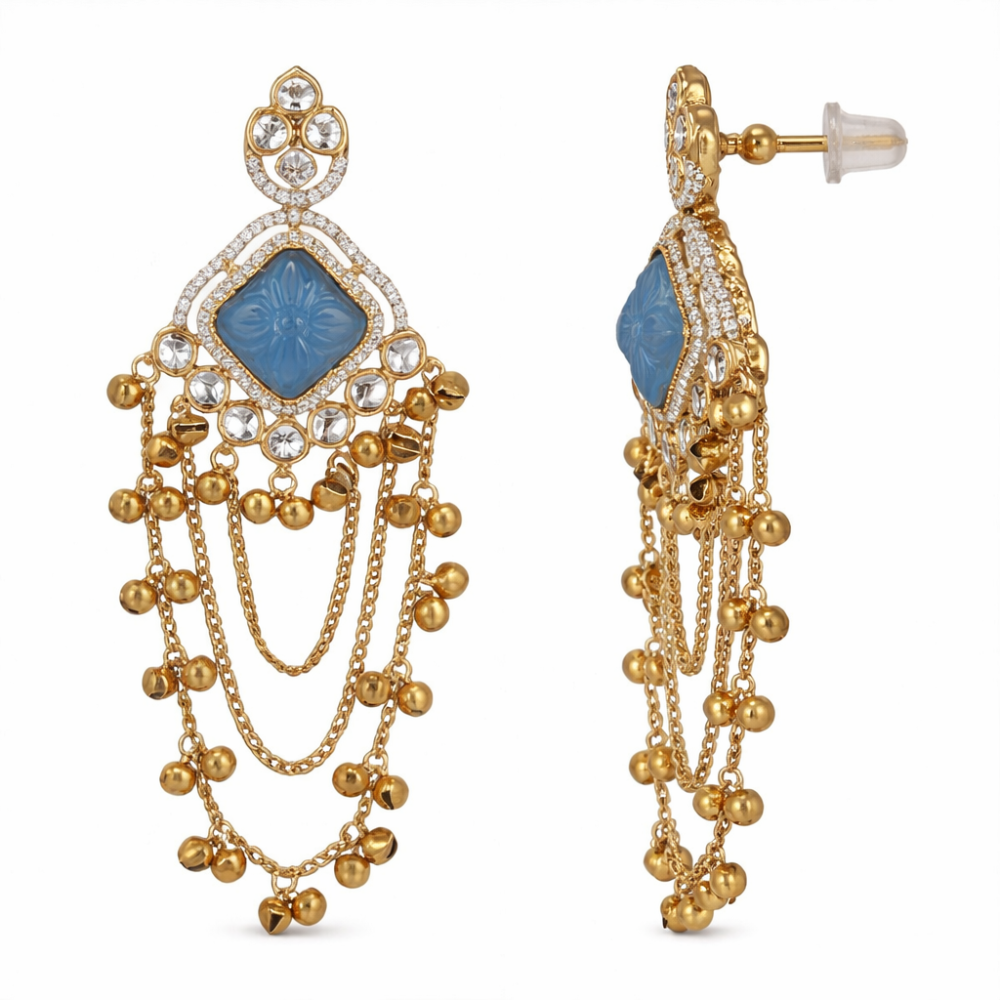 Zivah - Montana Ghunghroo Dangler Earrings