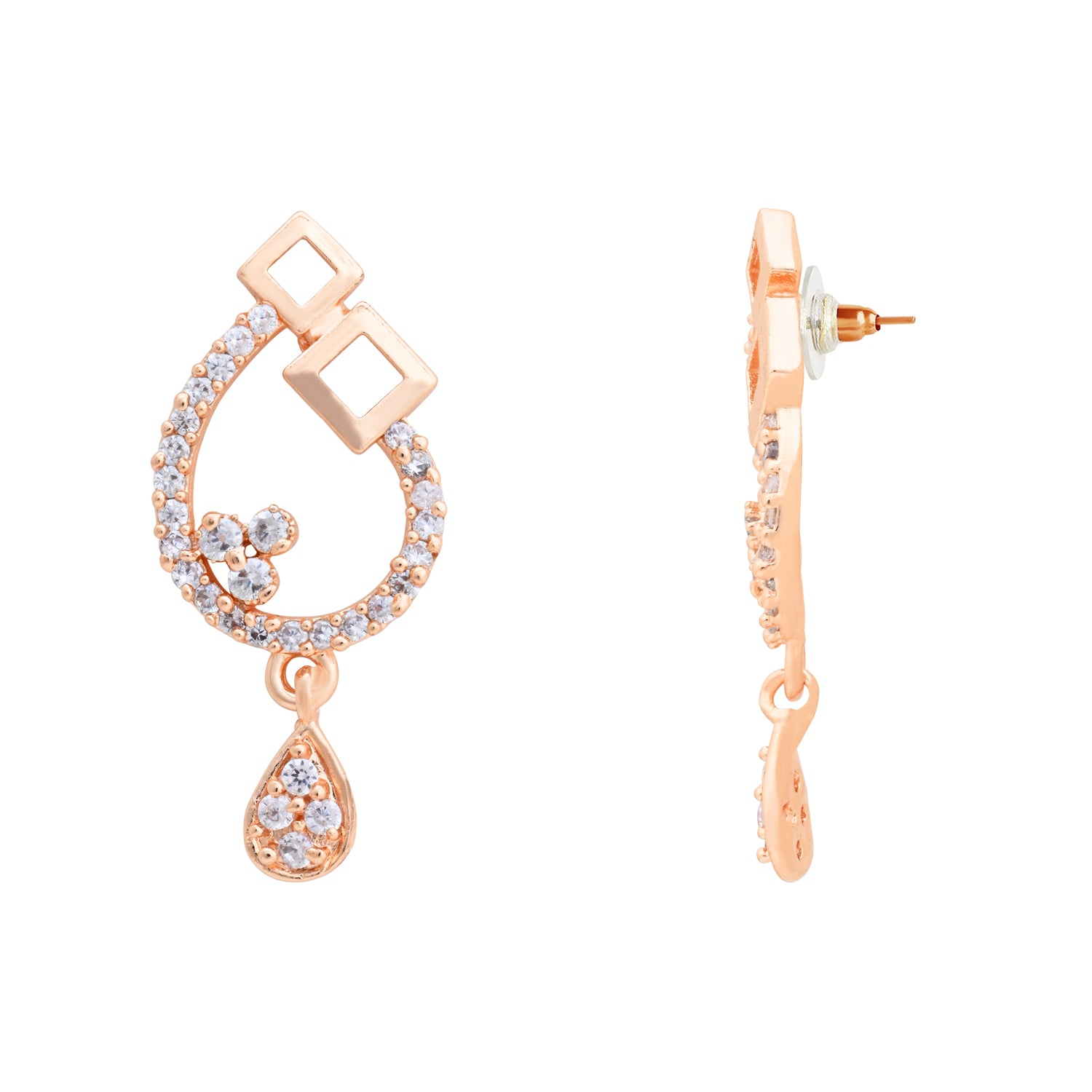 Aviya RoseGold Studs