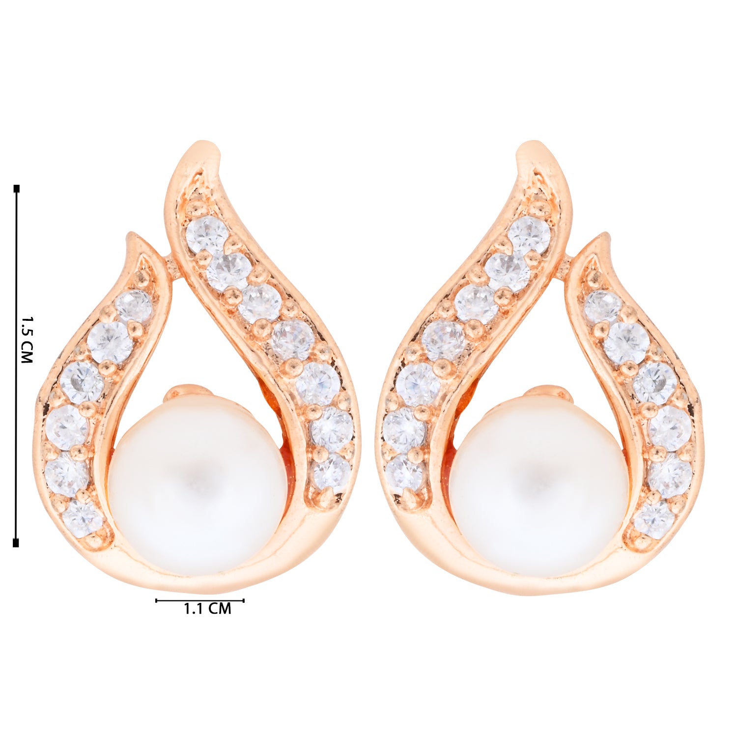 Vashti RoseGold Studs