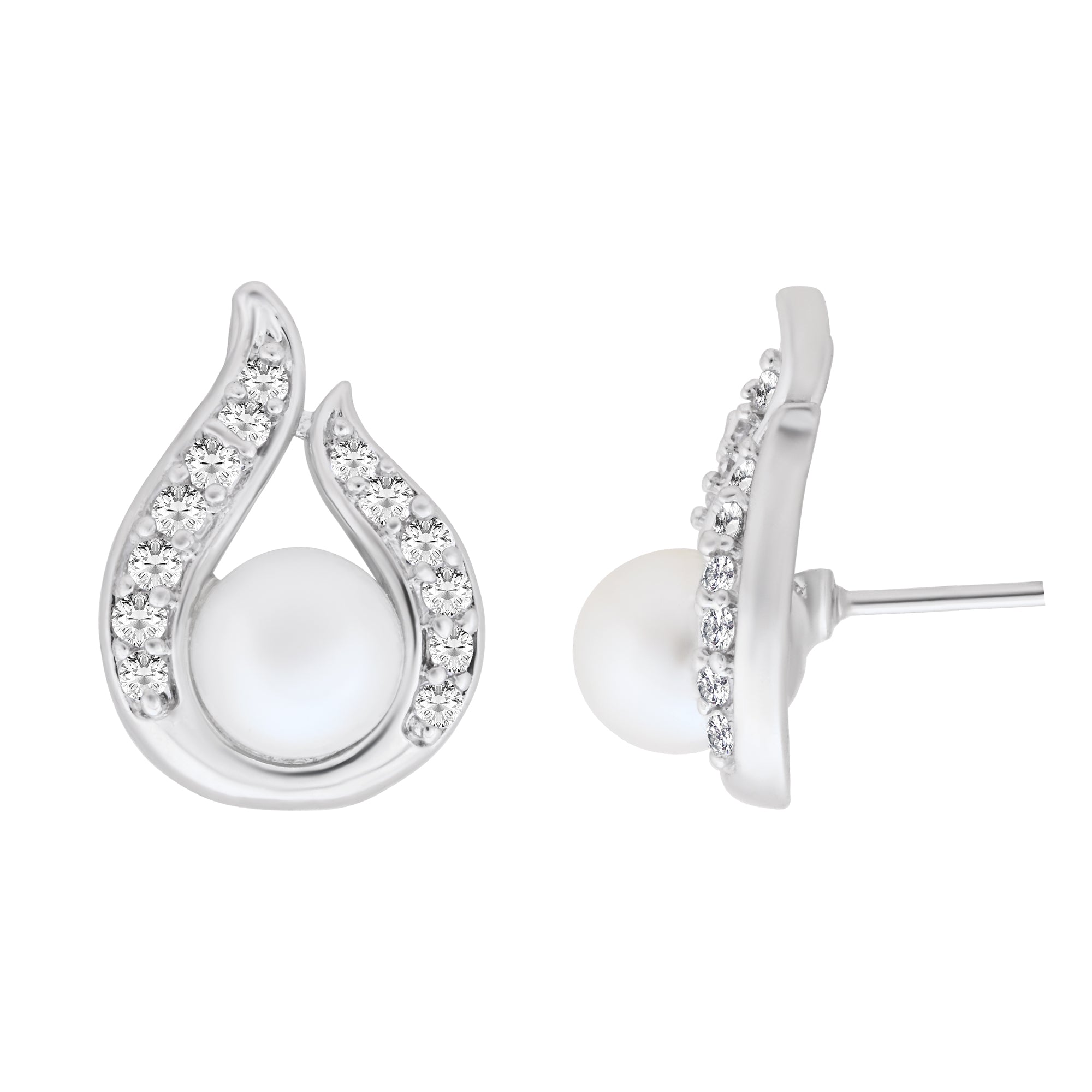 Vashti Silver Studs