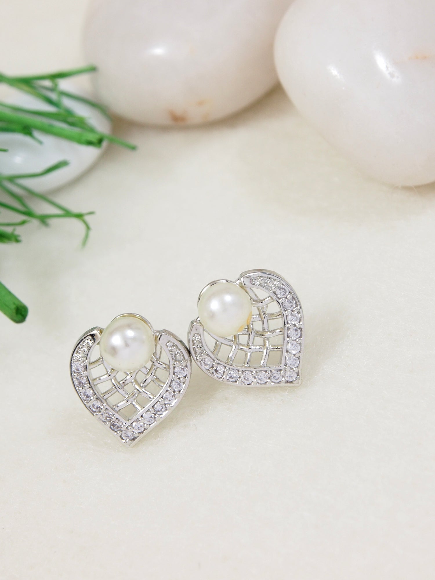 Rivka Silver Studs