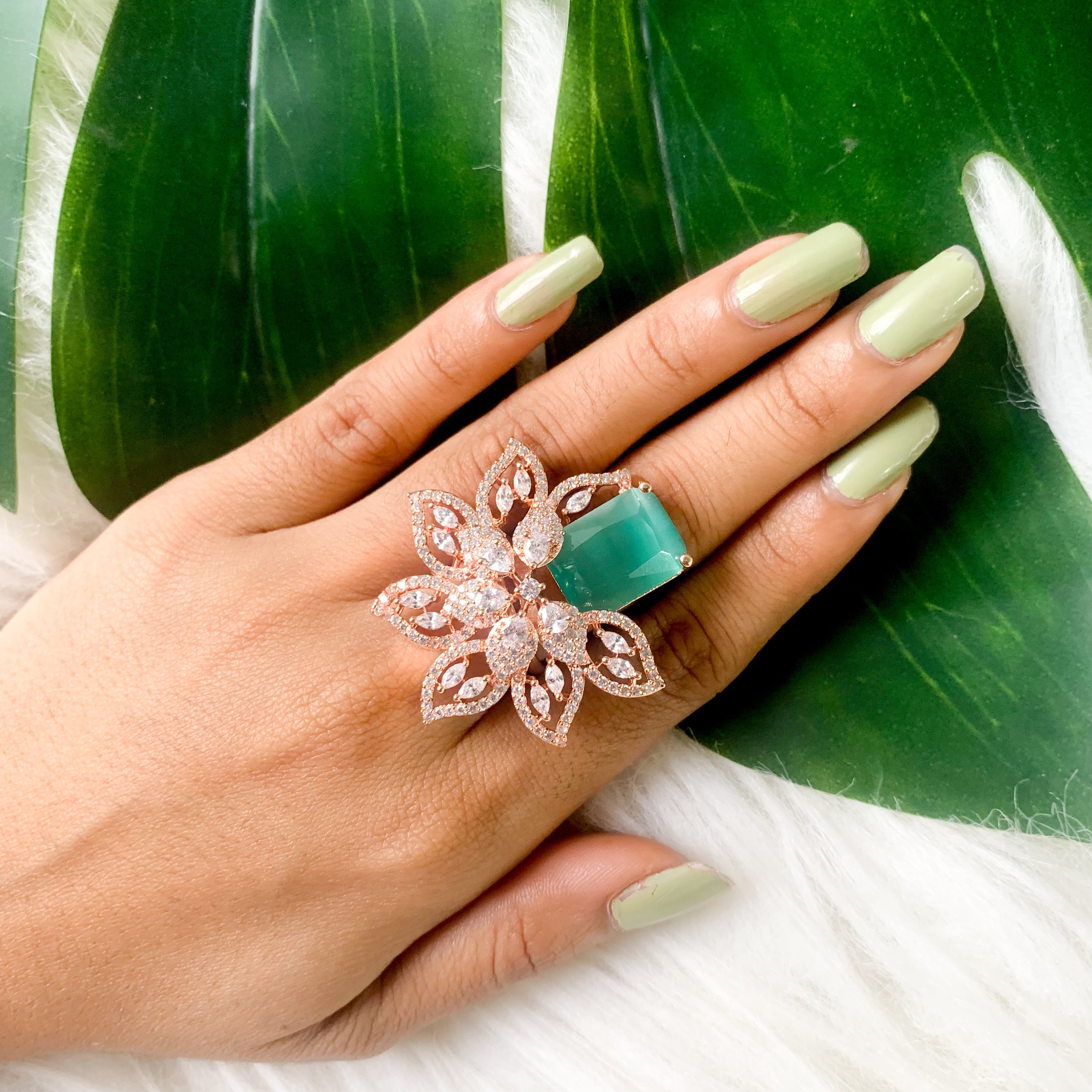 Liora Mint CZ Ring