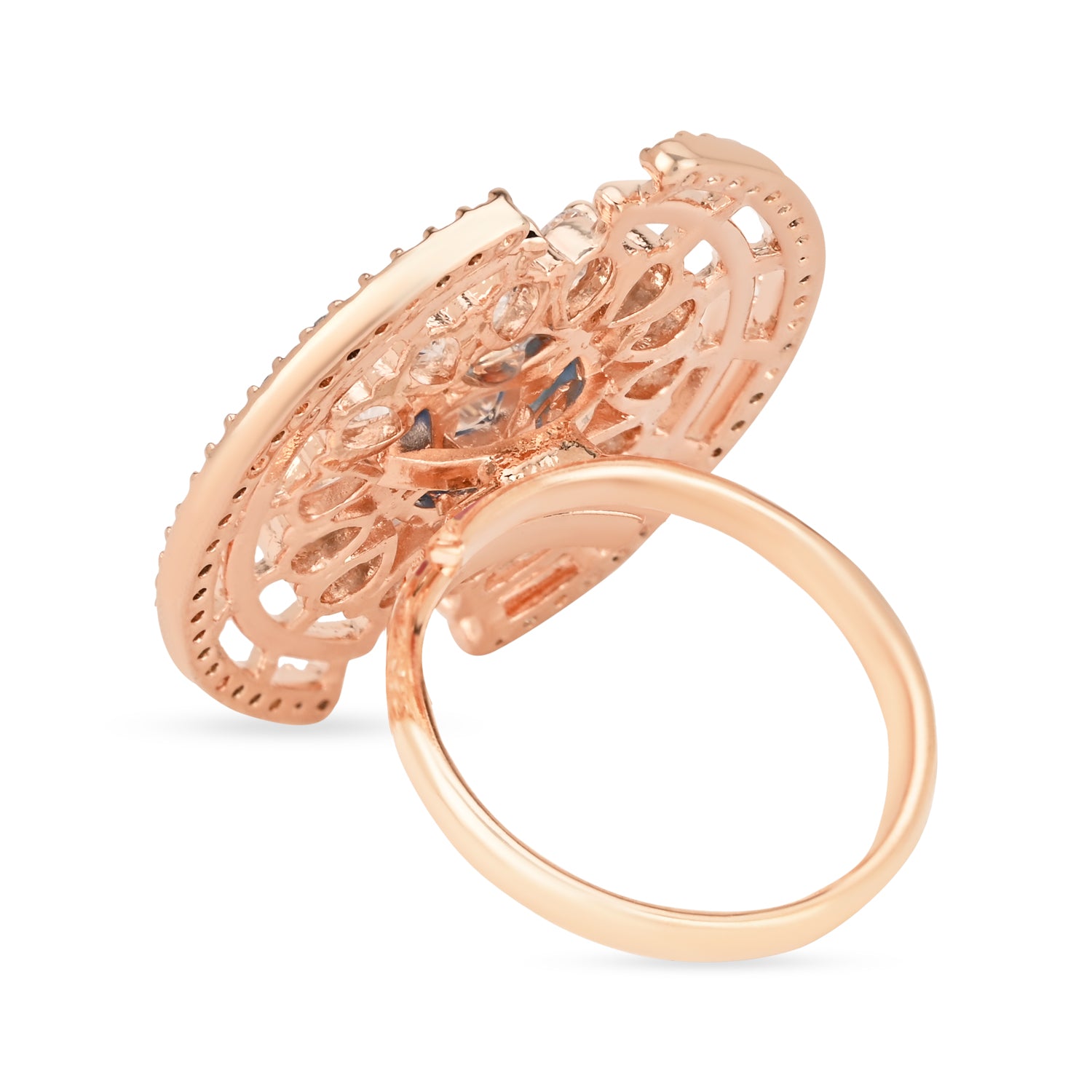Marsha Blue CZ Ring