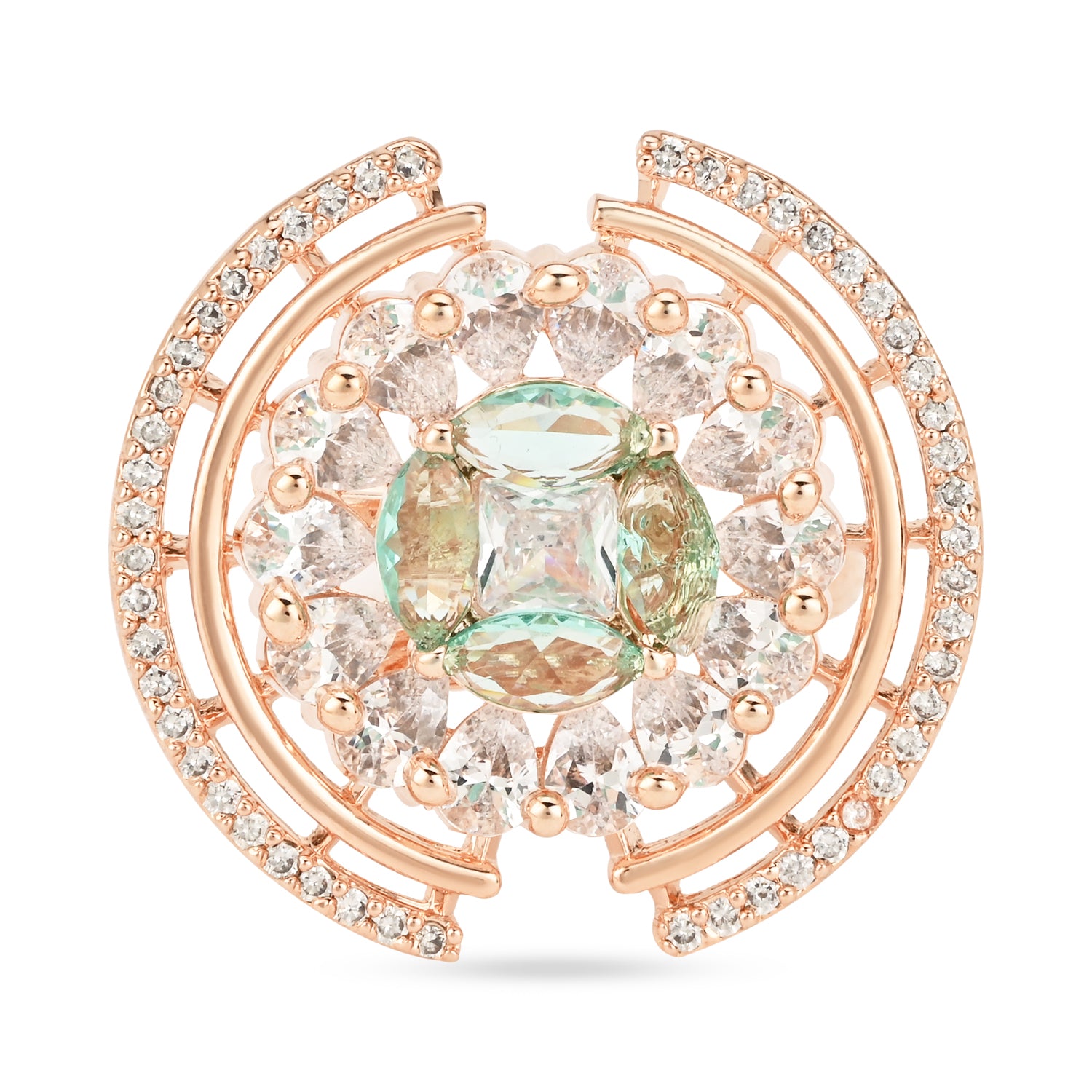 Marsha Mint CZ Ring