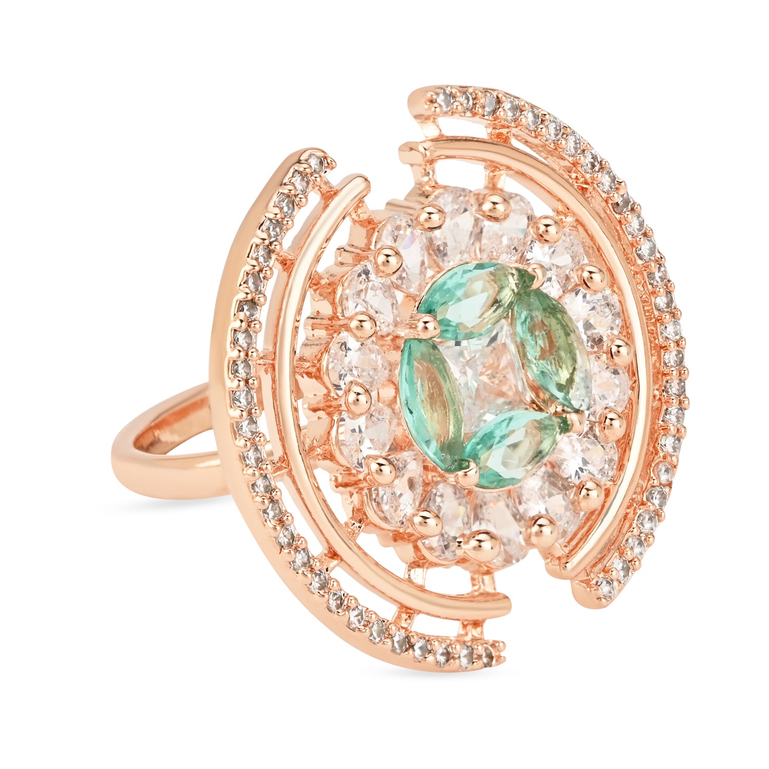 Marsha Mint CZ Ring