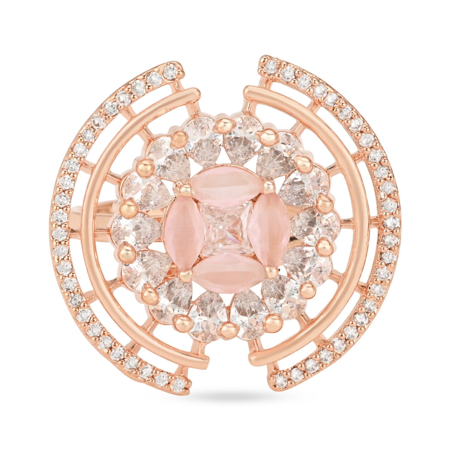 Marsha Pink CZ Ring
