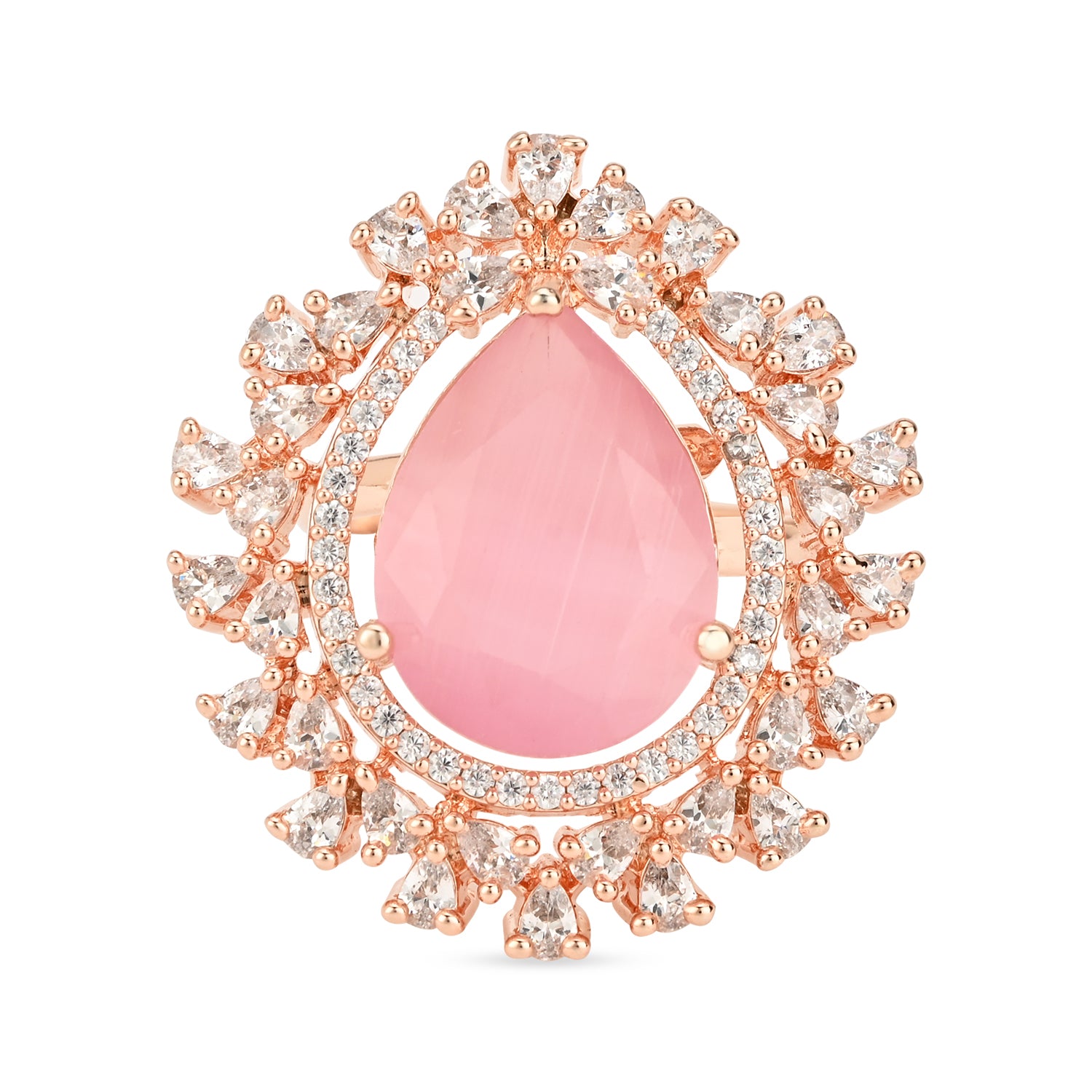 Clara Pink CZ Ring