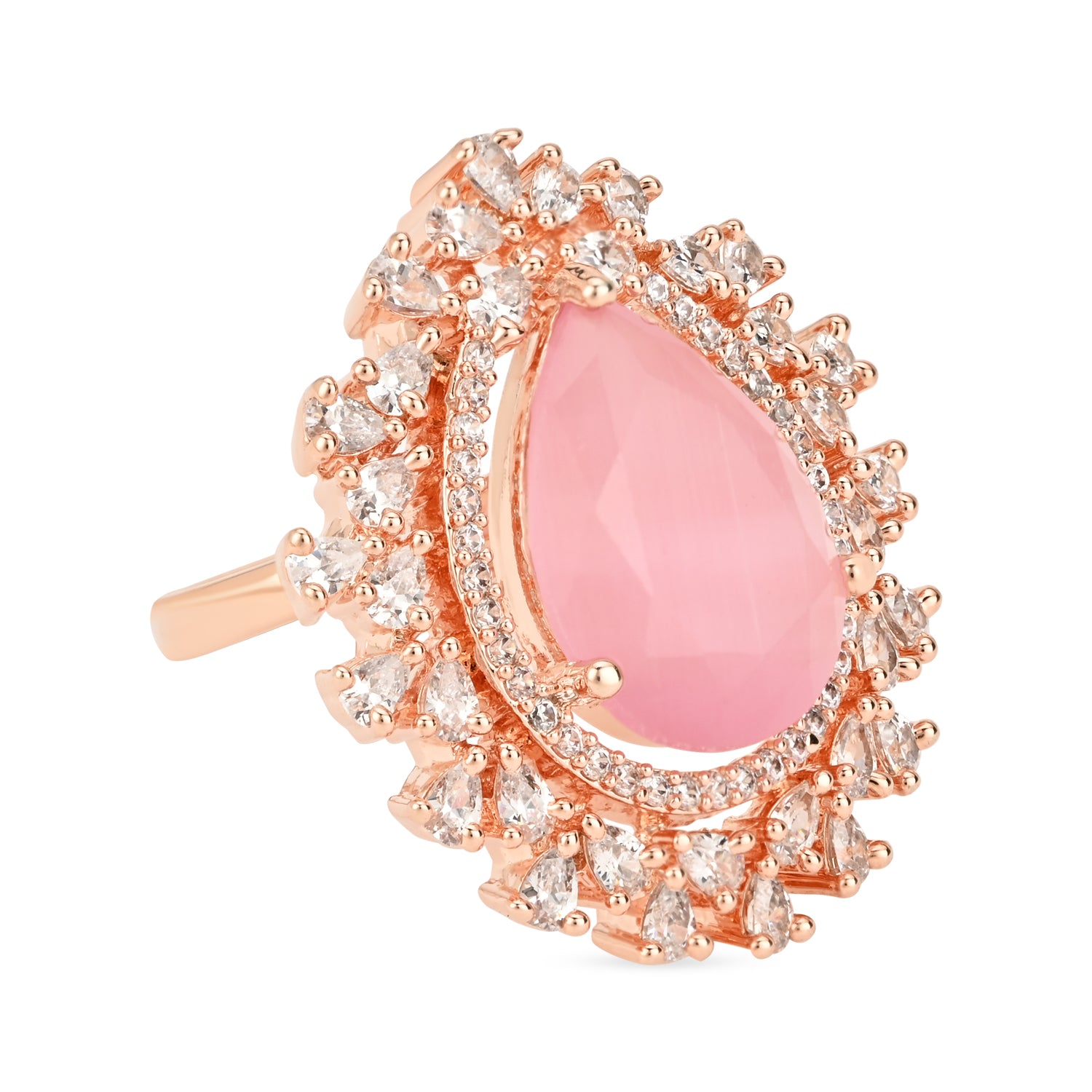 Clara Pink CZ Ring