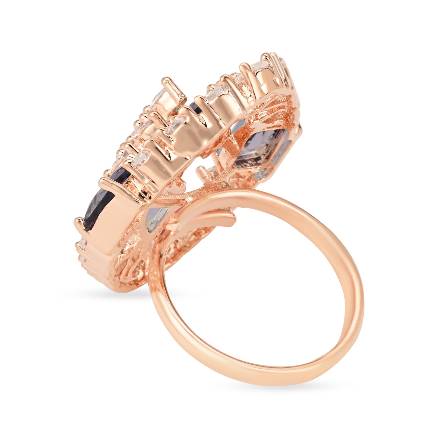 Florence Purple CZ Ring