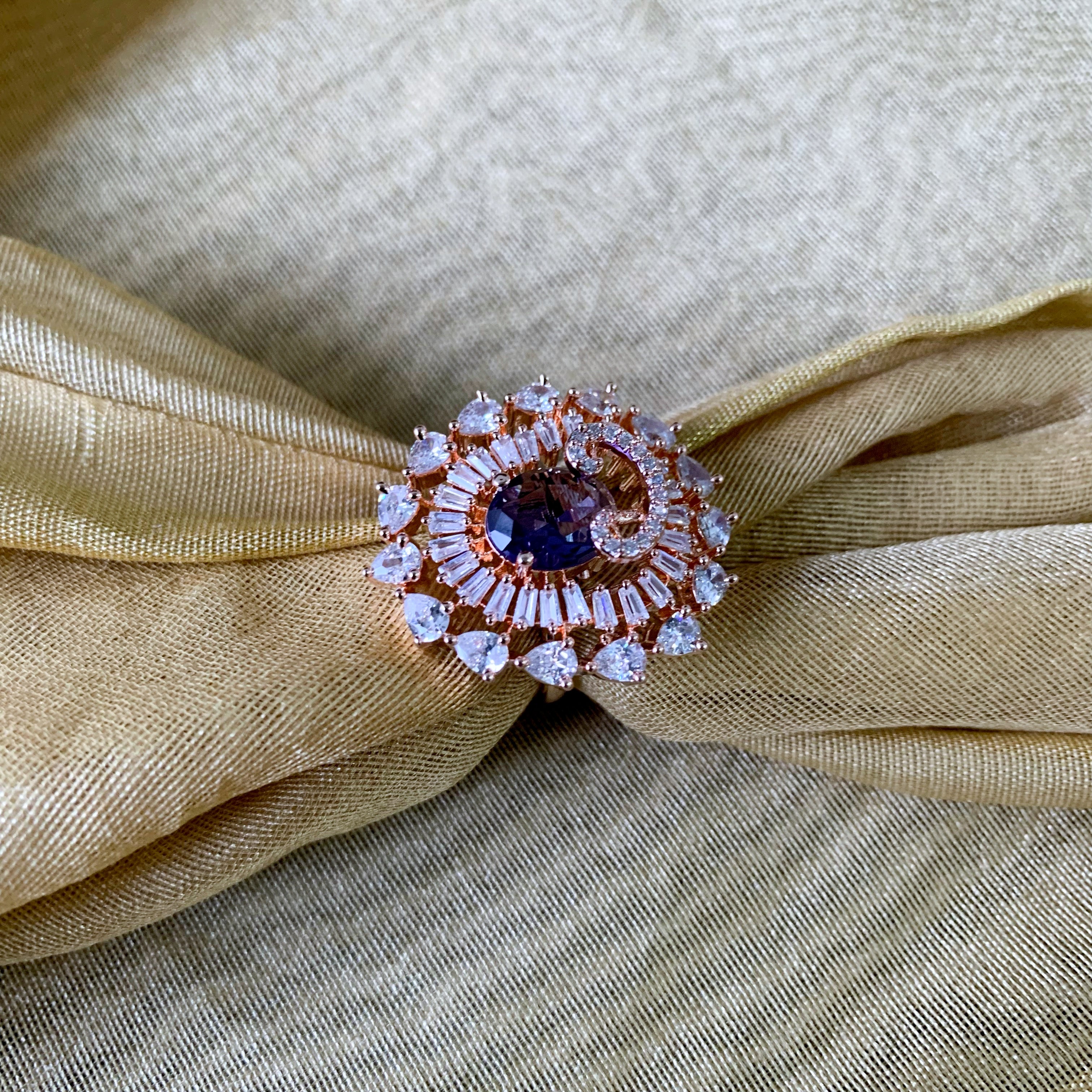 Manara Purple CZ Ring