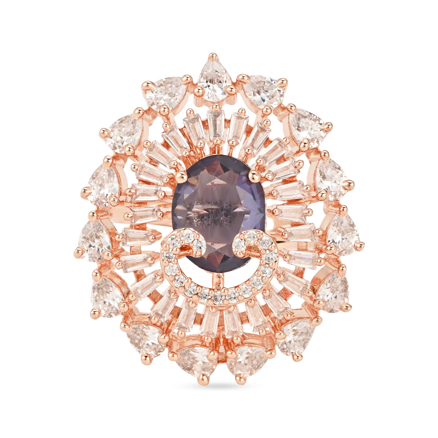 Manara Purple CZ Ring