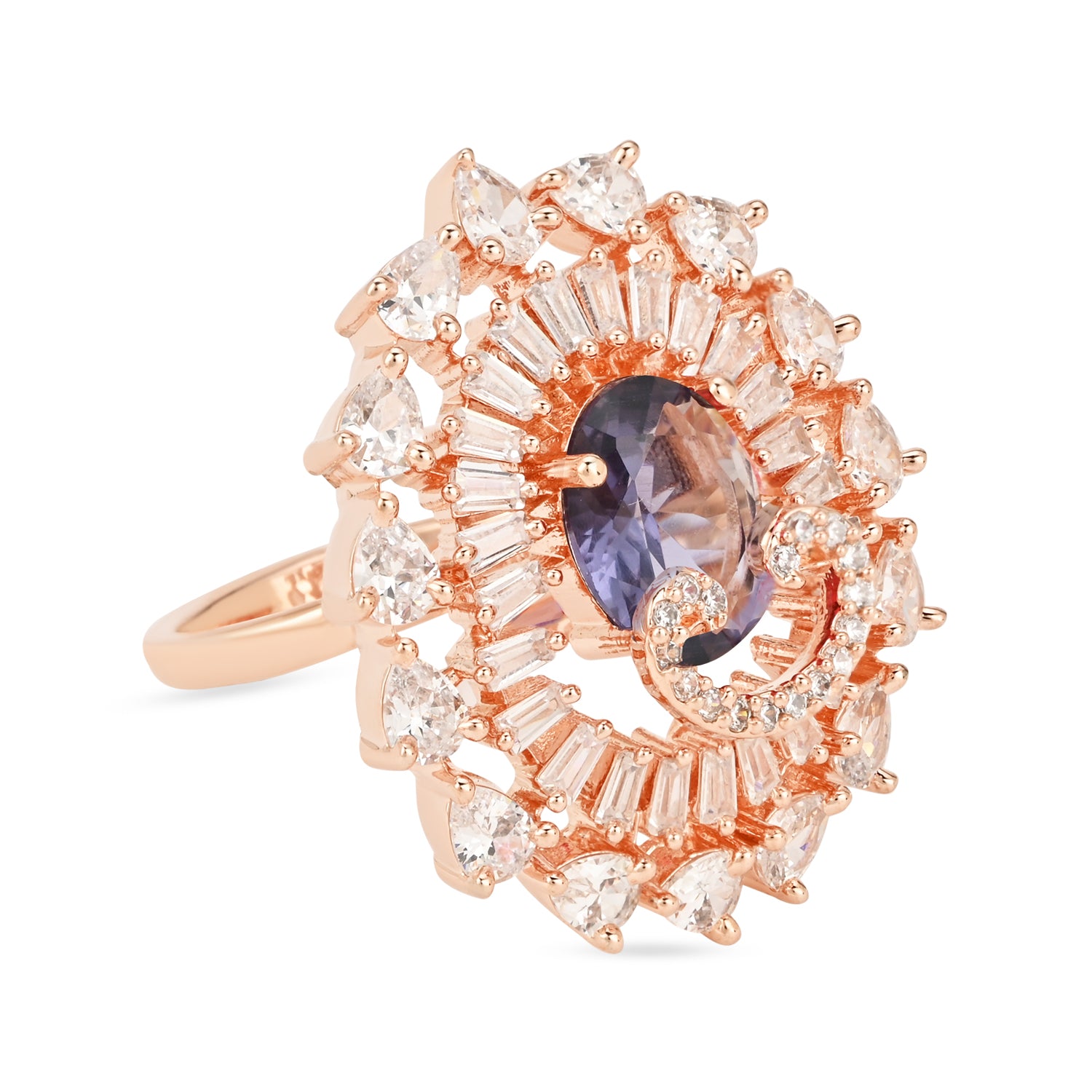 Manara Purple CZ Ring