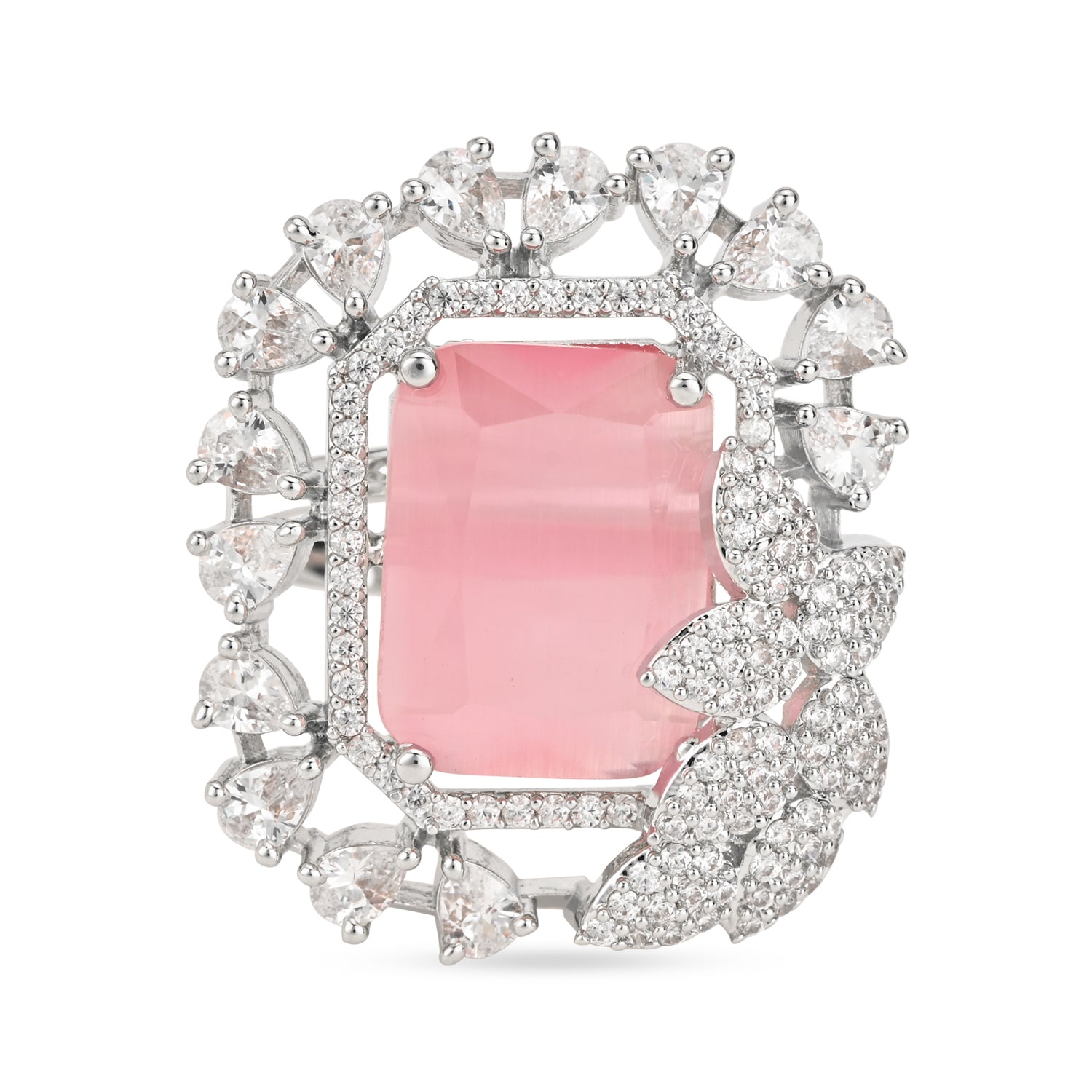Niya Pink CZ Ring