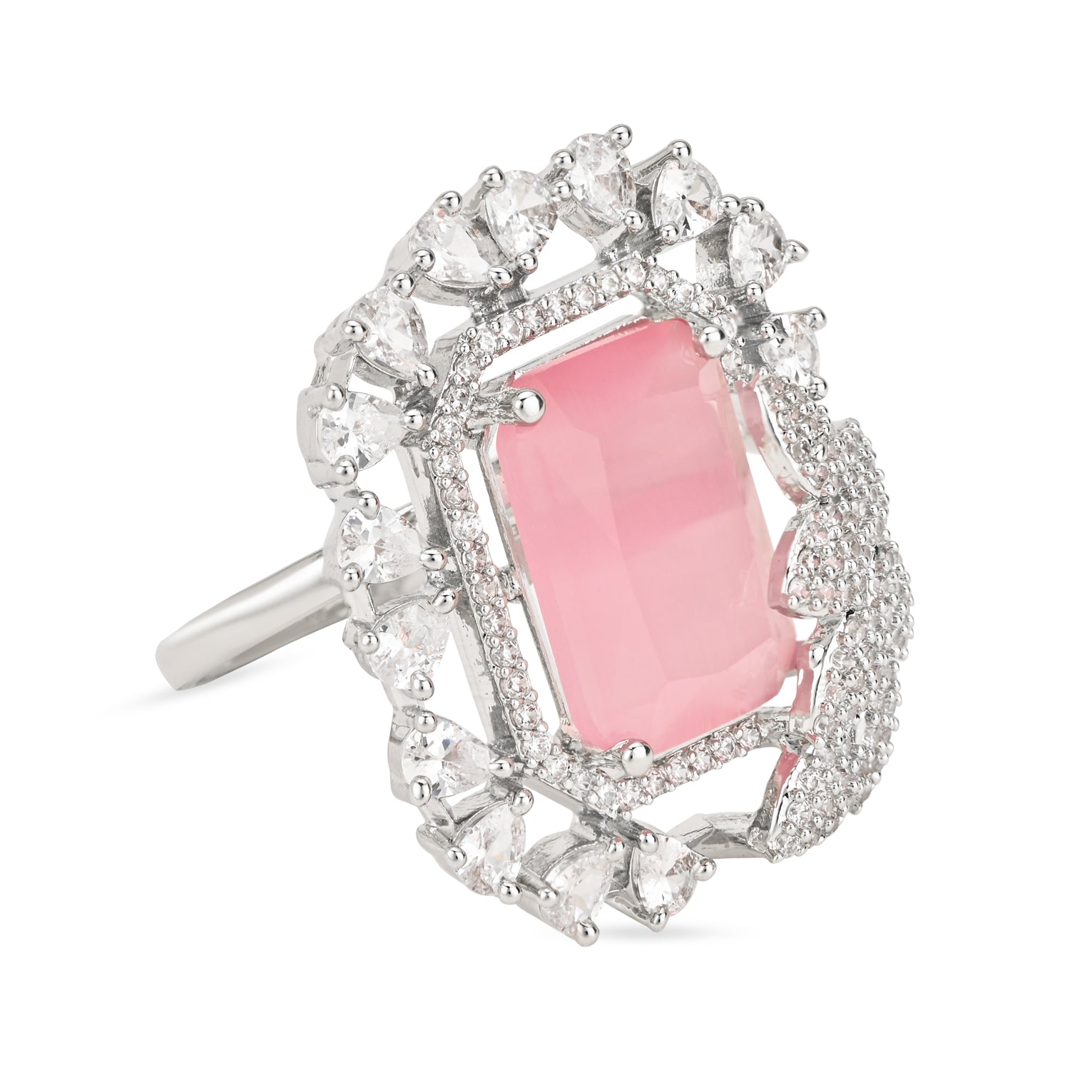 Niya Pink CZ Ring