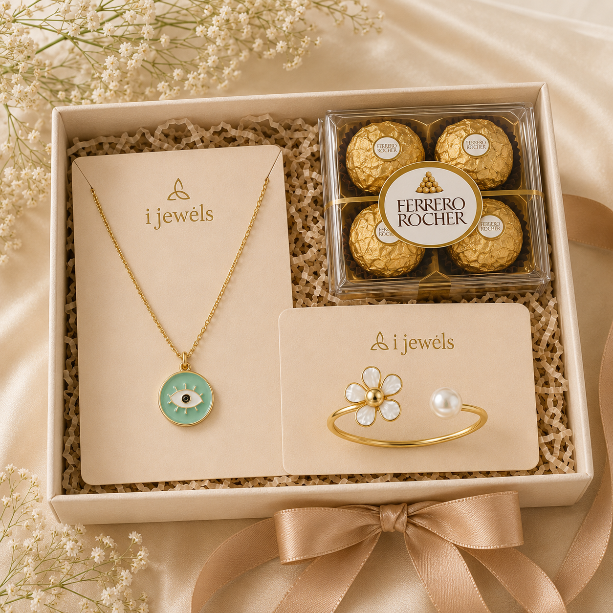 Rakhi Celebration Gift Box for Sister with Trendy Accessories