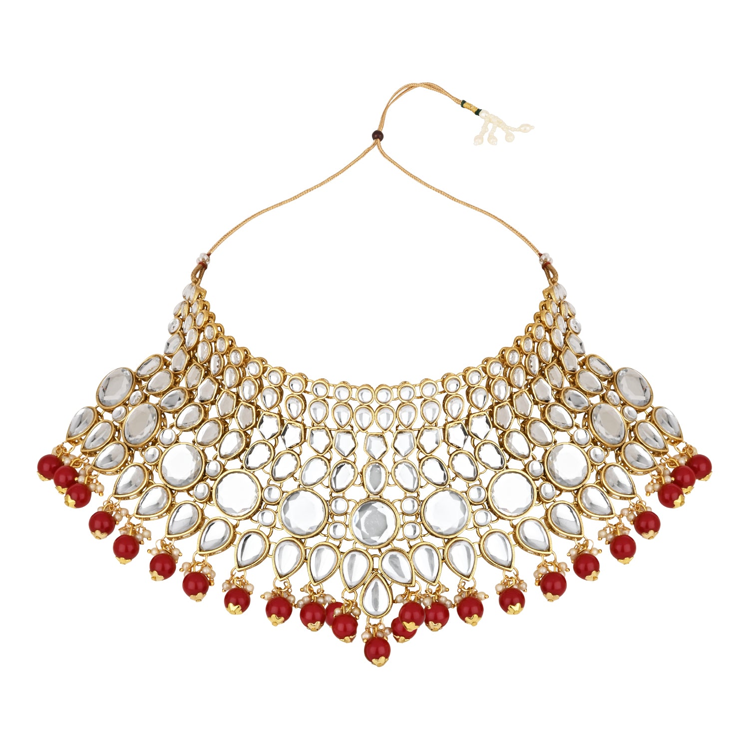 Rakul Maroon Choker Set