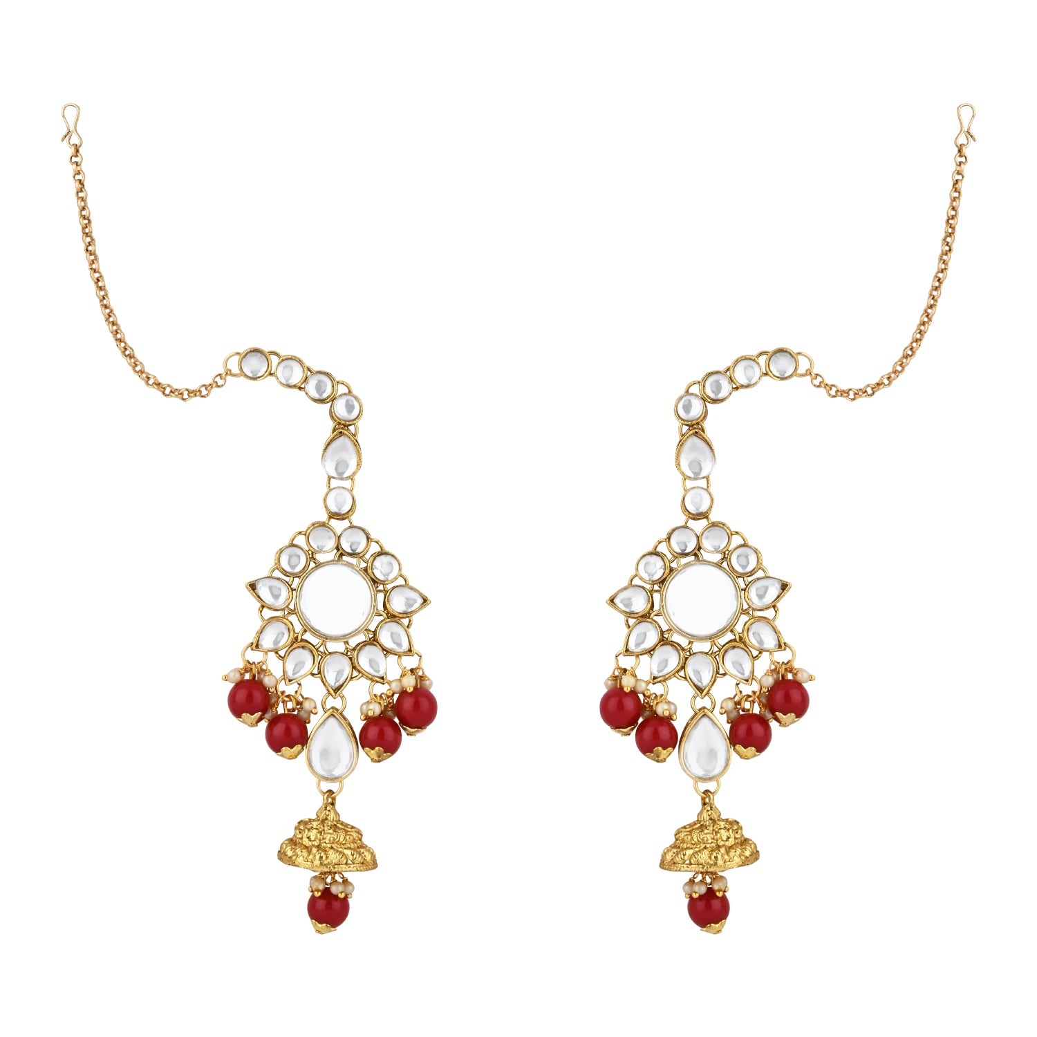 Rakul Maroon Choker Set