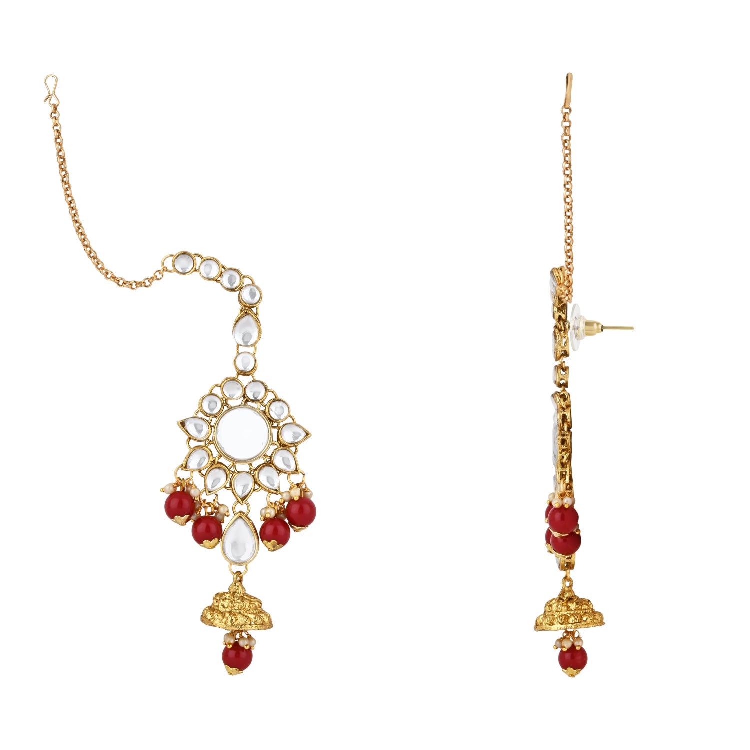 Rakul Maroon Choker Set