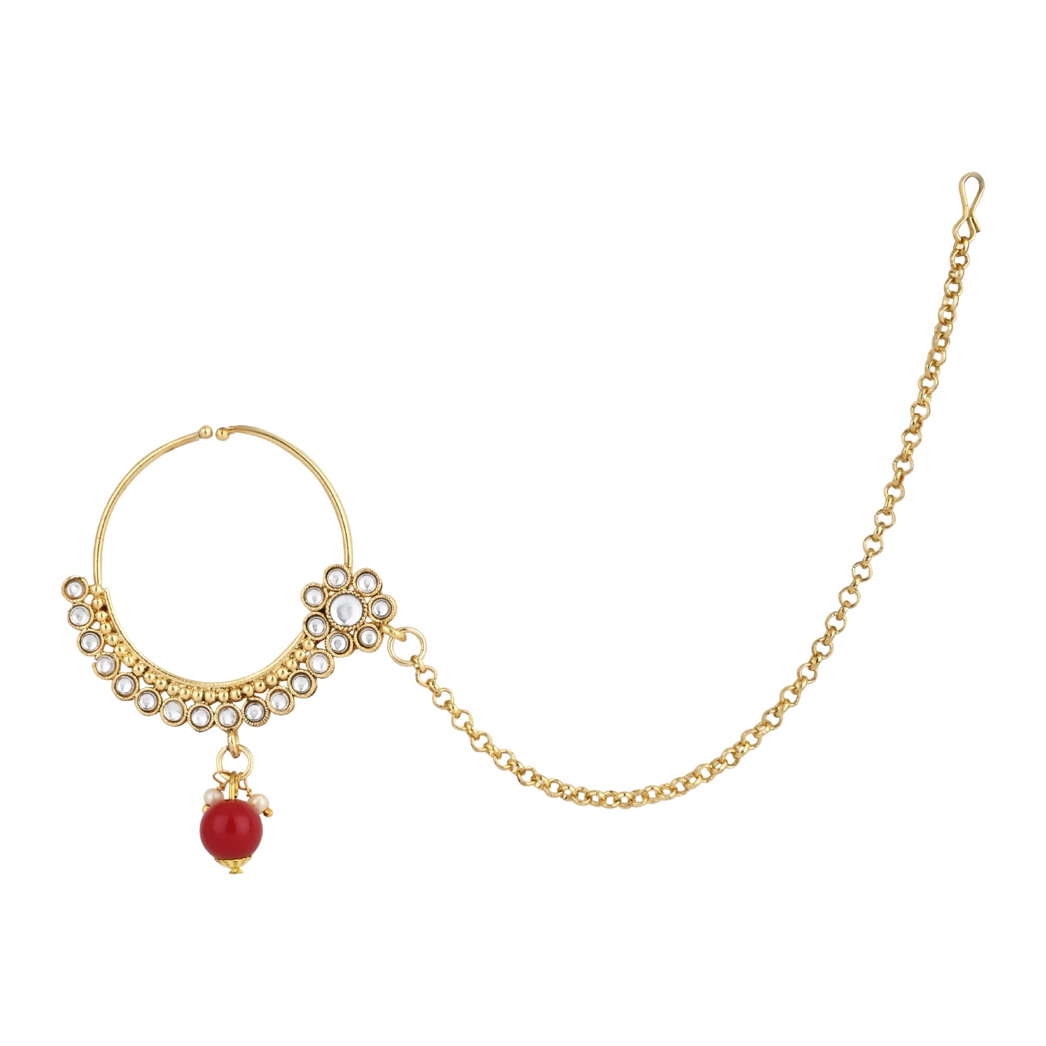 Rakul Maroon Choker Set