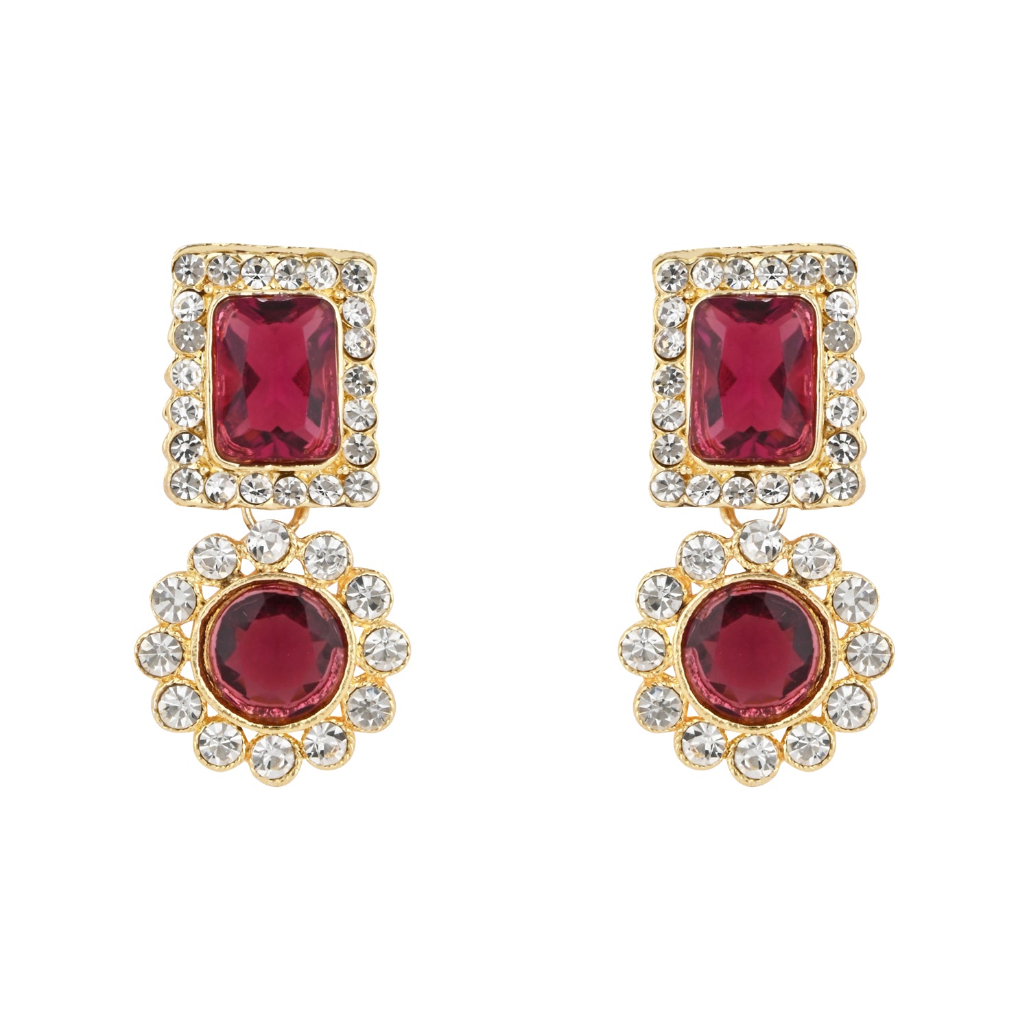 Tanushree Wine Necklace Set