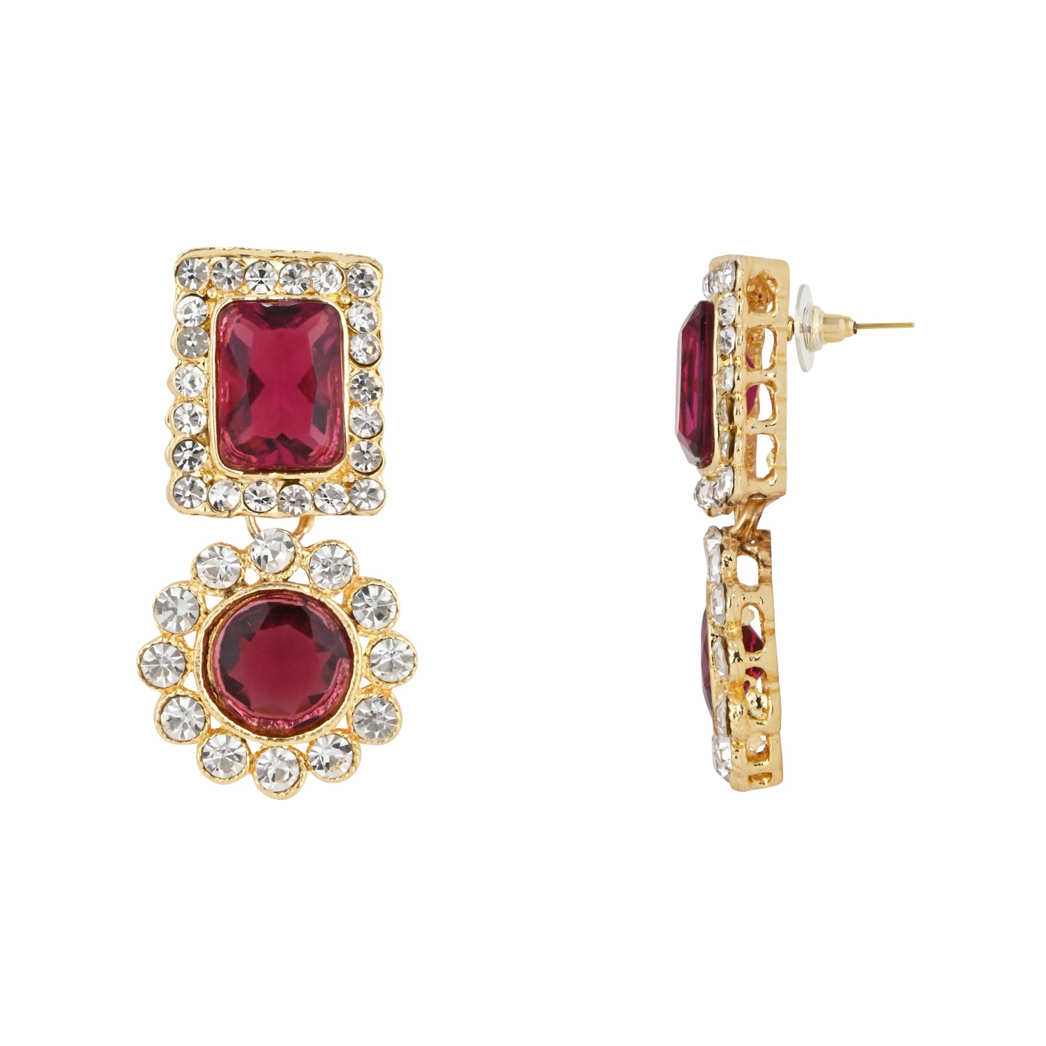 Tanushree Wine Necklace Set