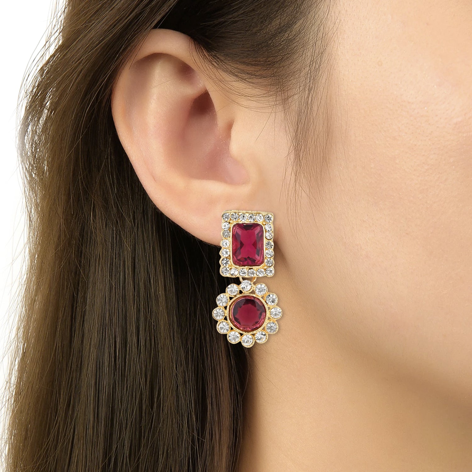 Tanushree Wine Necklace Set