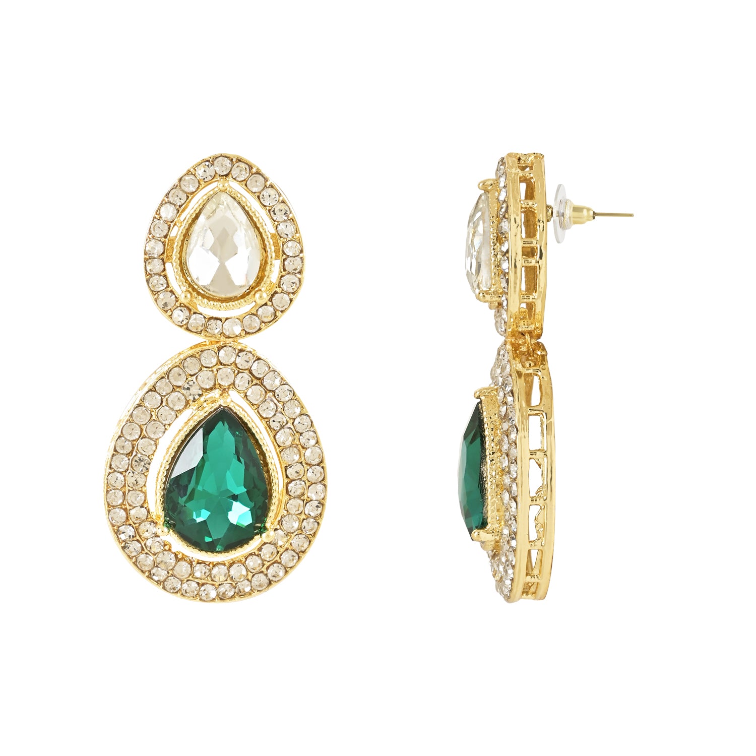 Hamsika Green Choker Set