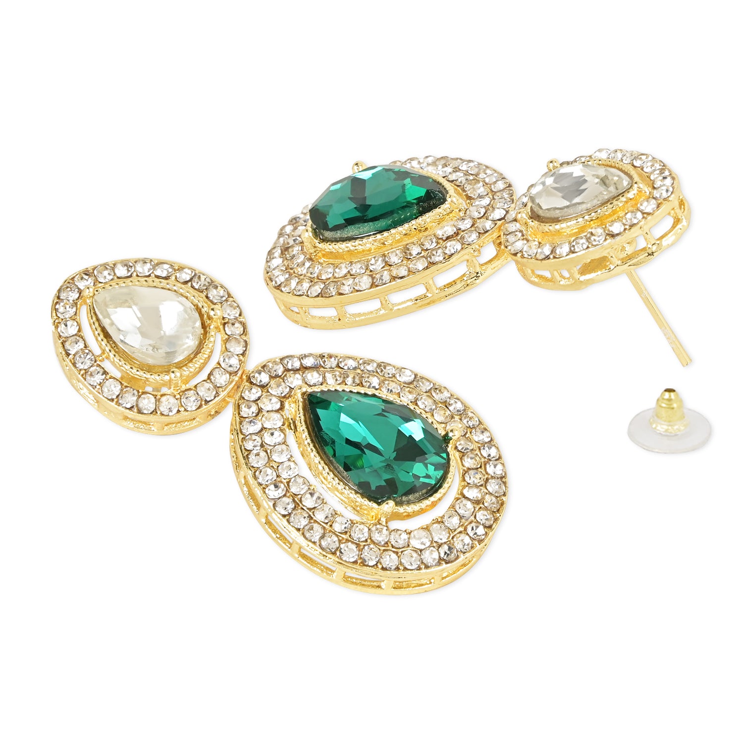 Hamsika Green Choker Set