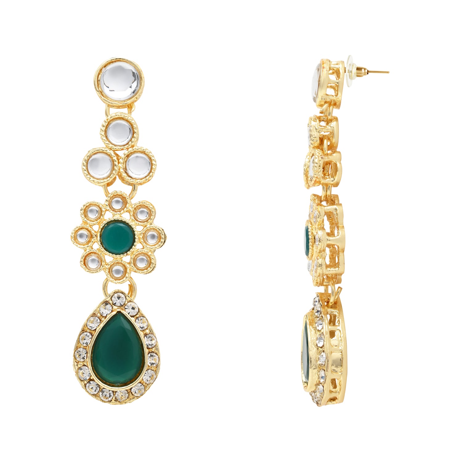 Archana Green Jewellery set