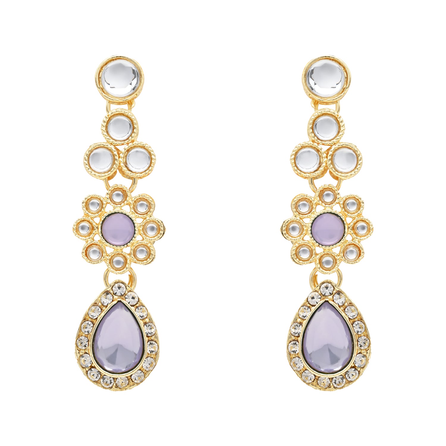 Archana Purple Jewellery set