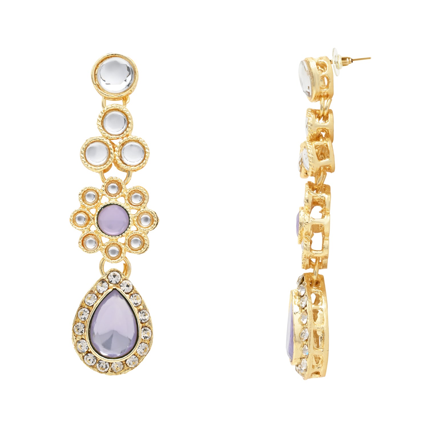 Archana Purple Jewellery set