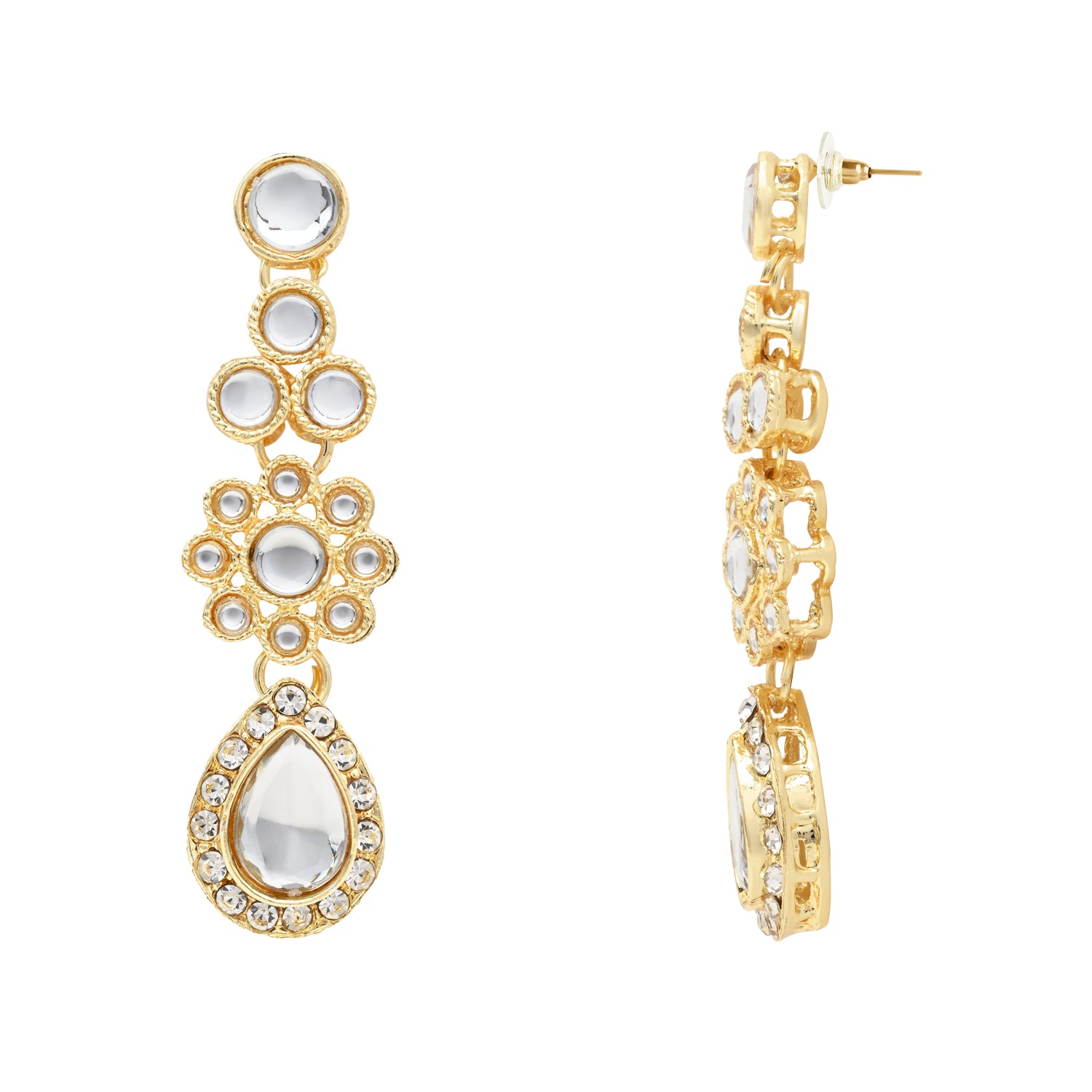 Archana White Jewellery set