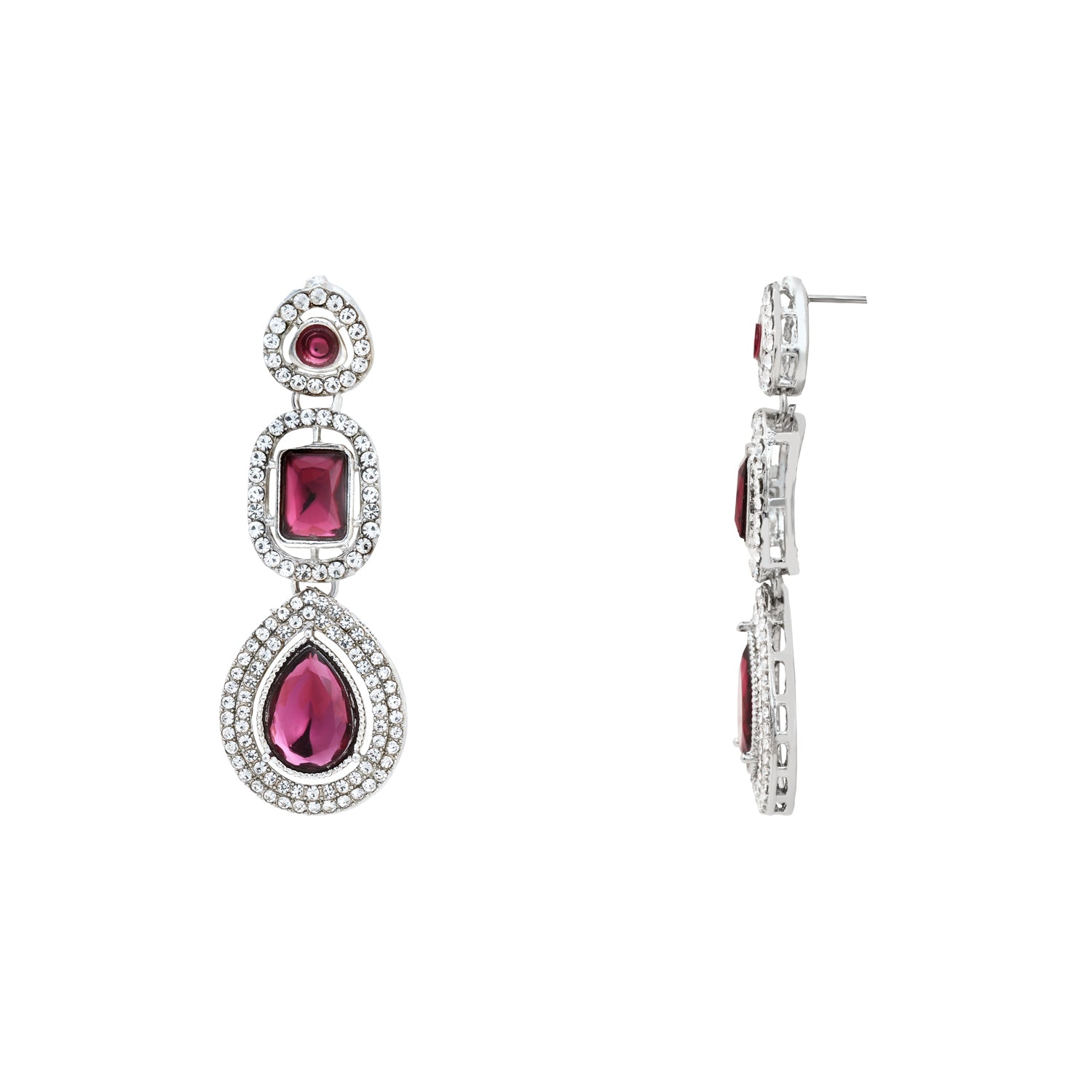 Bhumi Silver Wine Necklace set