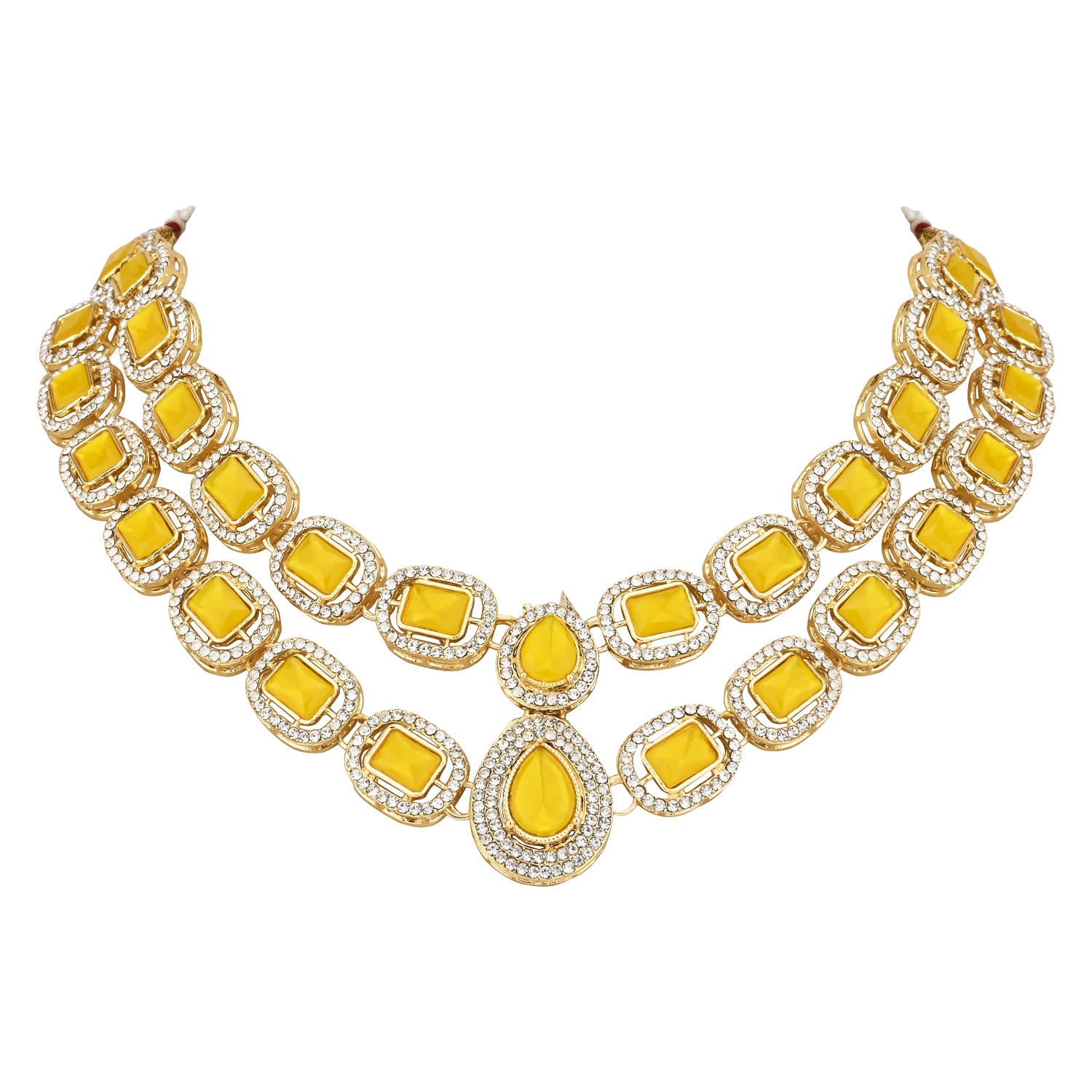 Parineeti Yellow Necklace set