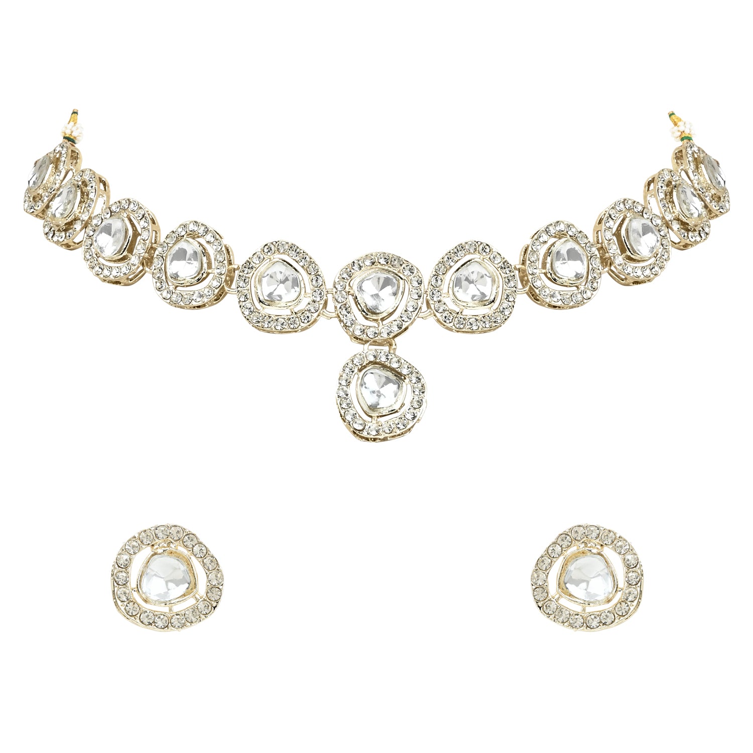 Soumya White Necklace Set