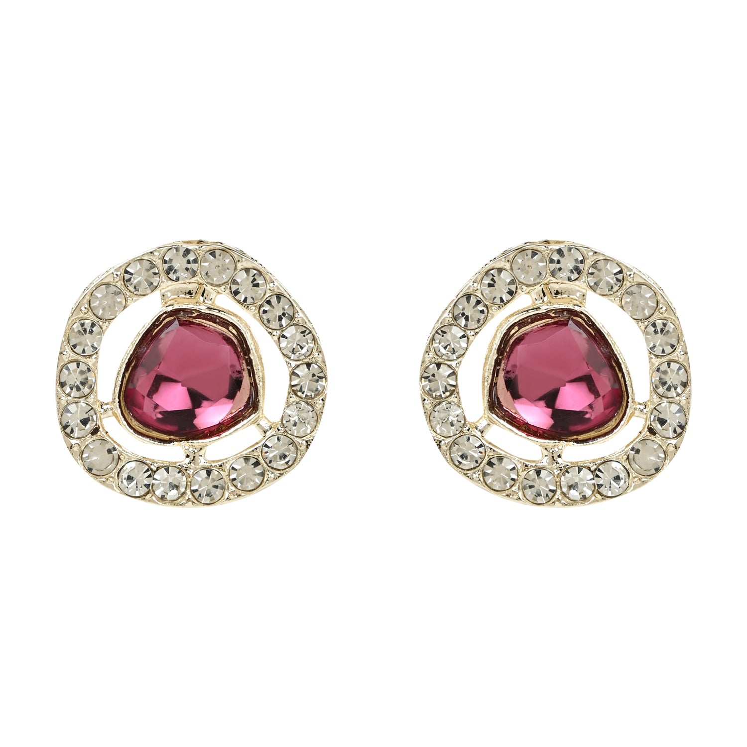 Soumya Wine Necklace Set