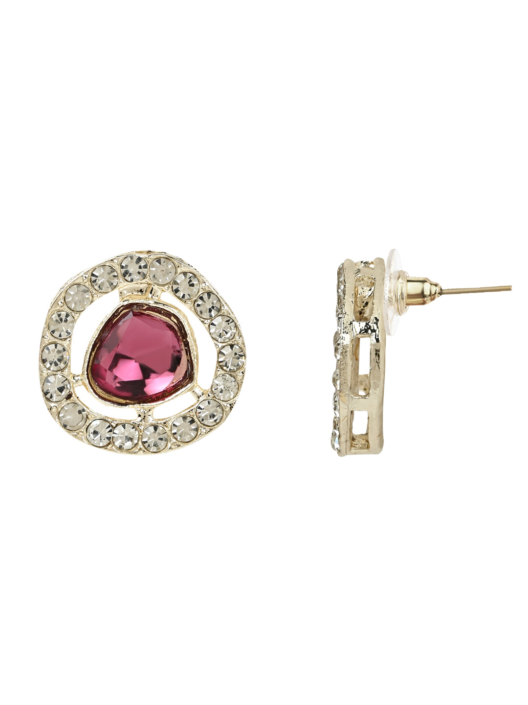 Soumya Wine Necklace Set