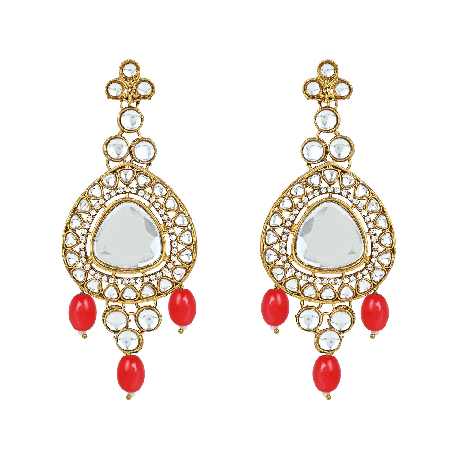 Archie Red Necklace Set