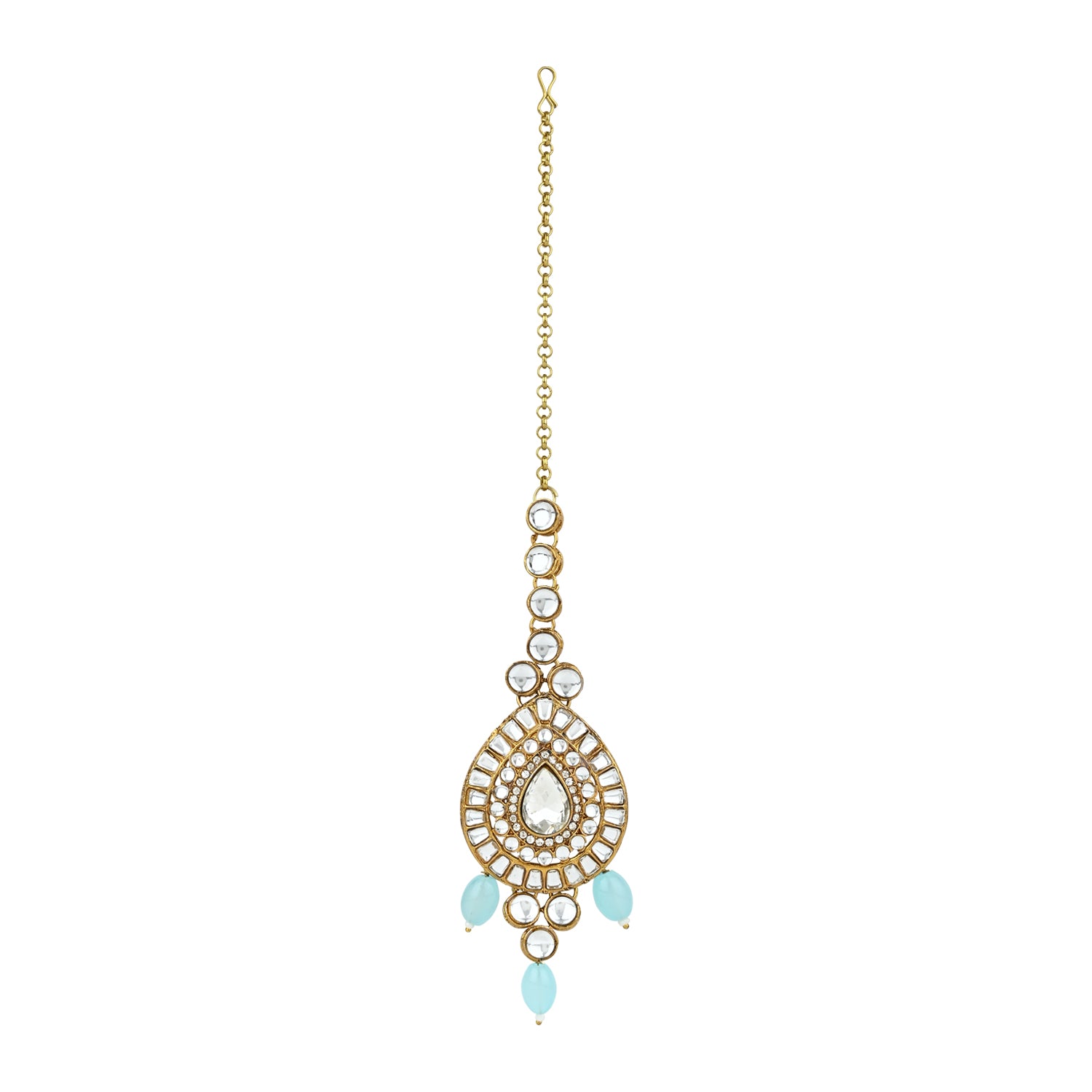 Pratima Turquoise Necklace Set