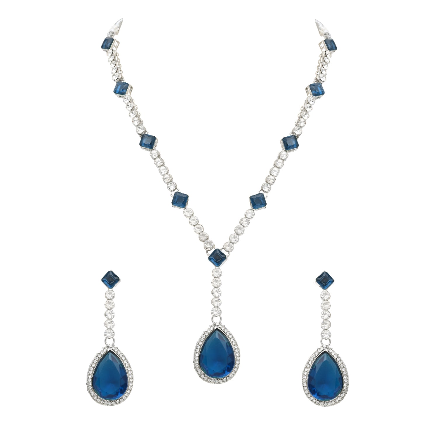 Rivisha Silver Montana Necklace Set