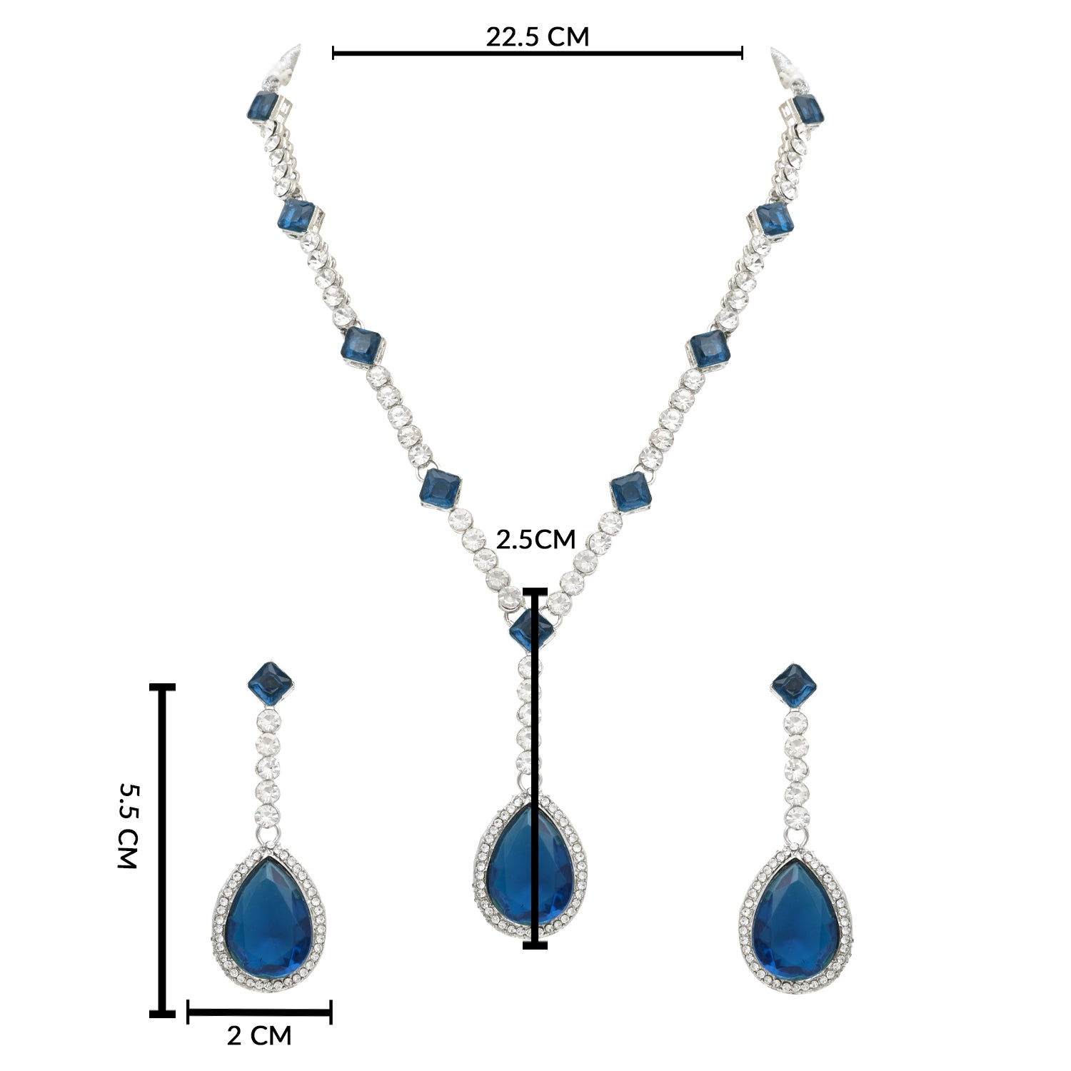 Rivisha Silver Montana Necklace Set