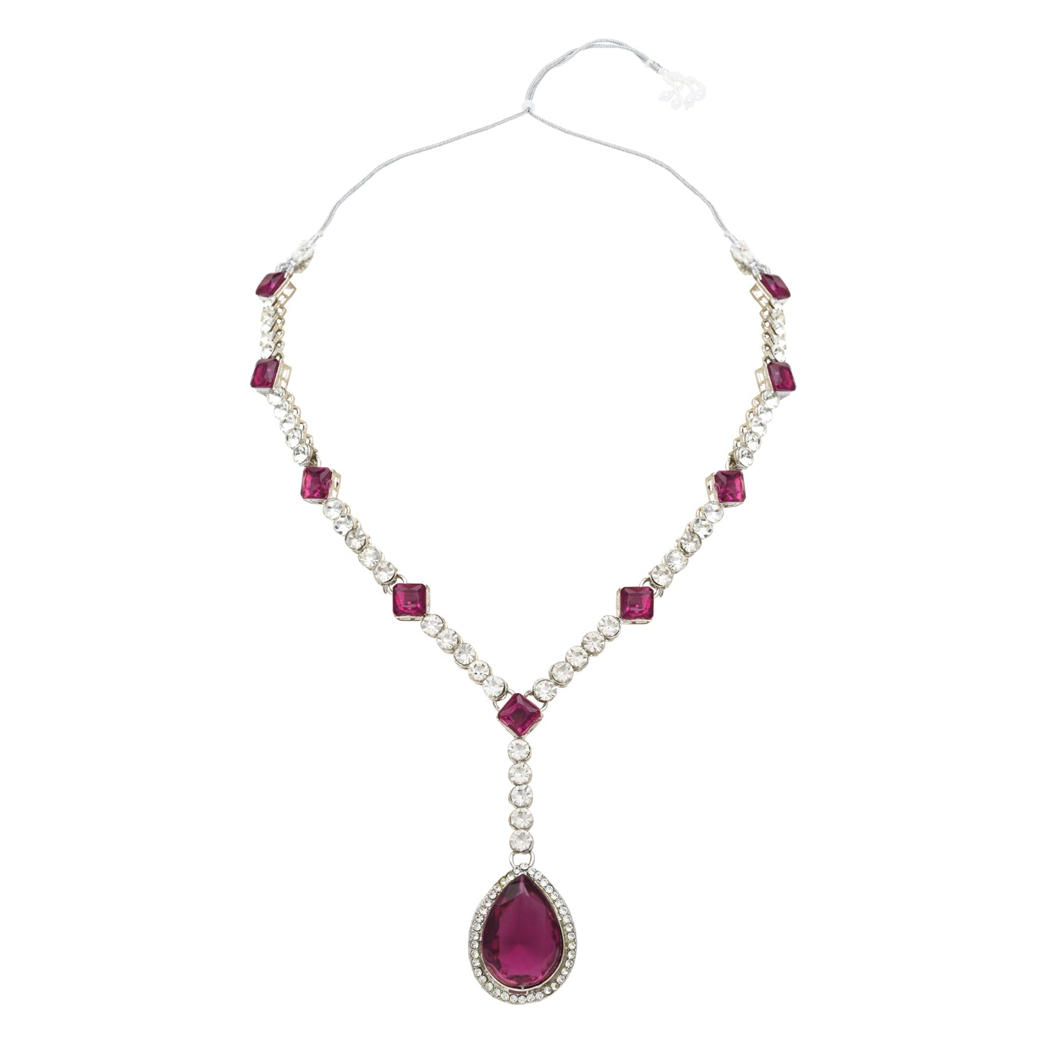 Rivisha Silver Wine Necklace Set